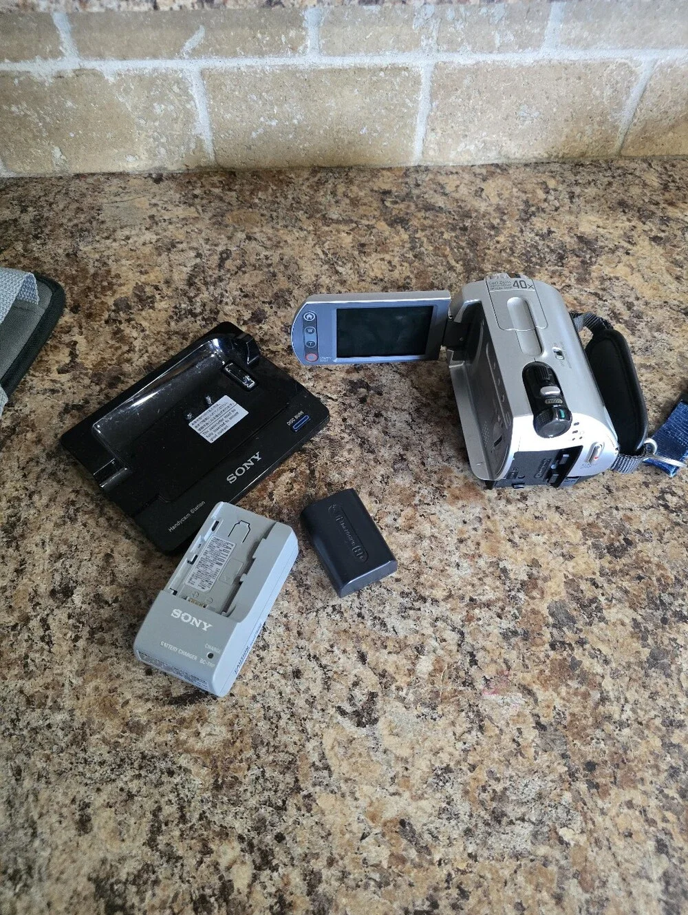 SONY Handycam DCR-SR42 Handheld 30GB HDD Camcorder Tested Working Needs Battery